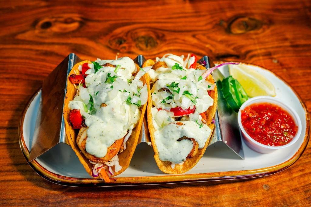 Two Drunken Shrimp California Taco.