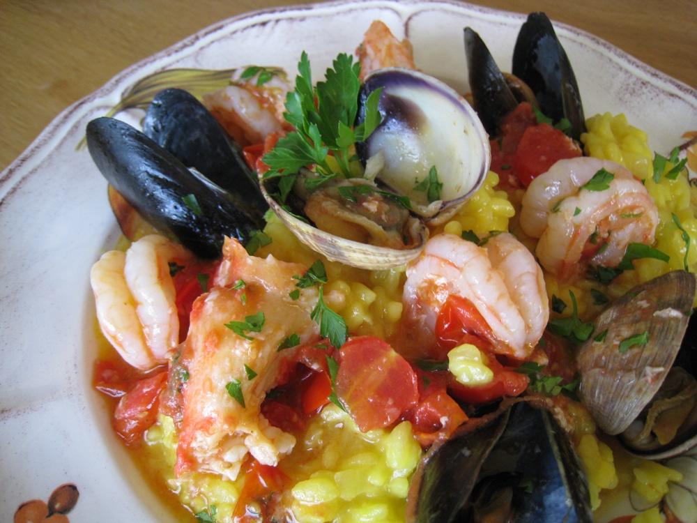 Seafood Risotto.