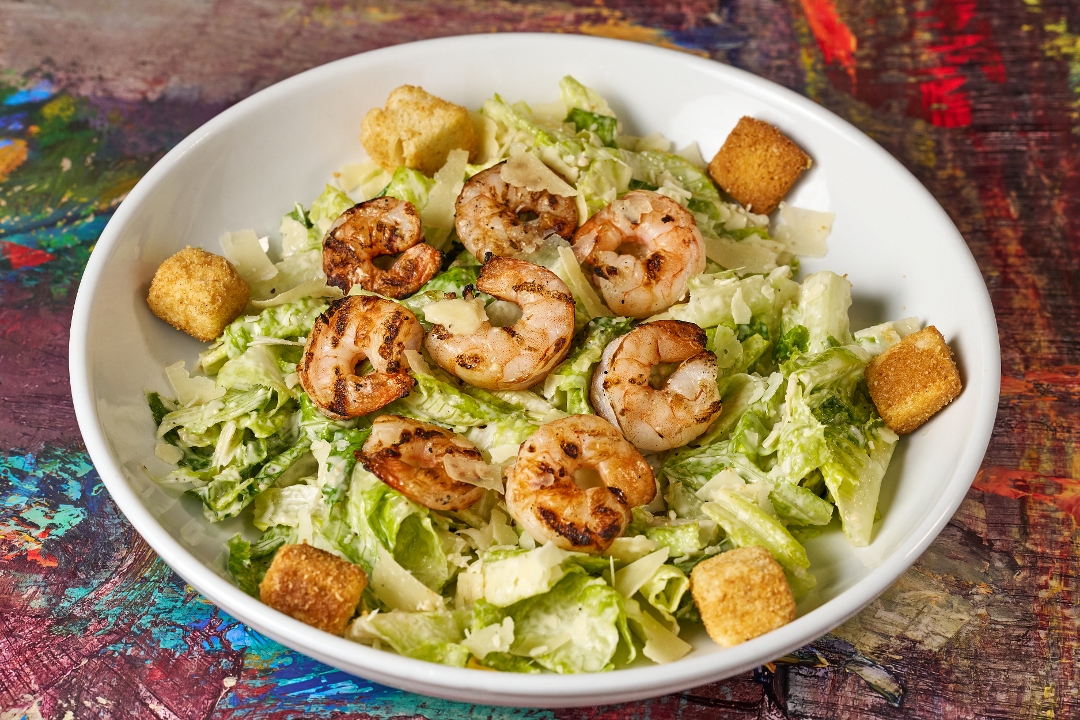 Shrimp Caesar Salad.