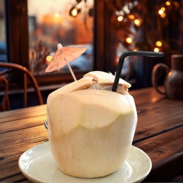 Fresh Coconut Juice.