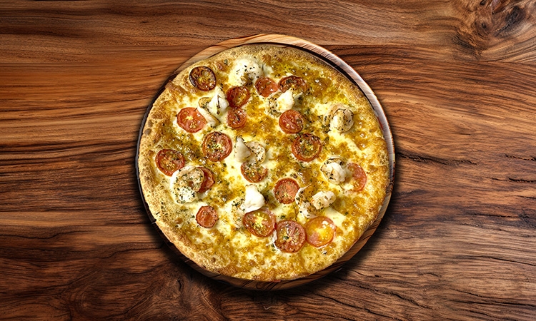 Lg Shrimp Scampi Pizza 14( Italian Style).