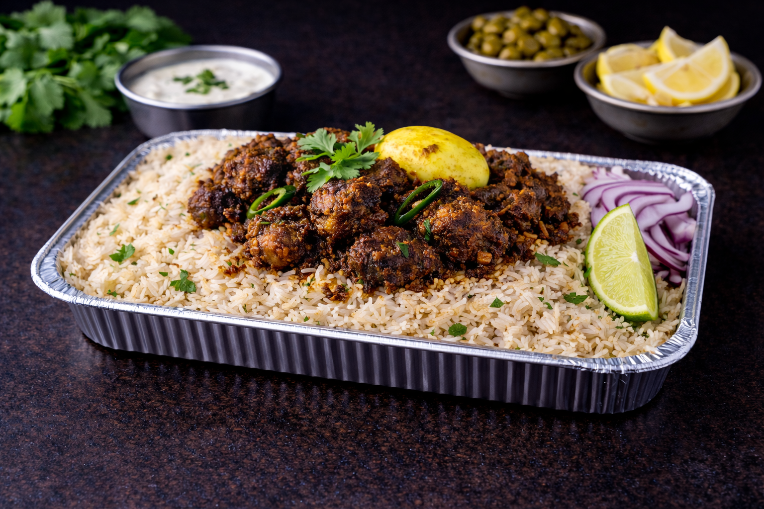 Family Pack Chicken Fry Pulao.