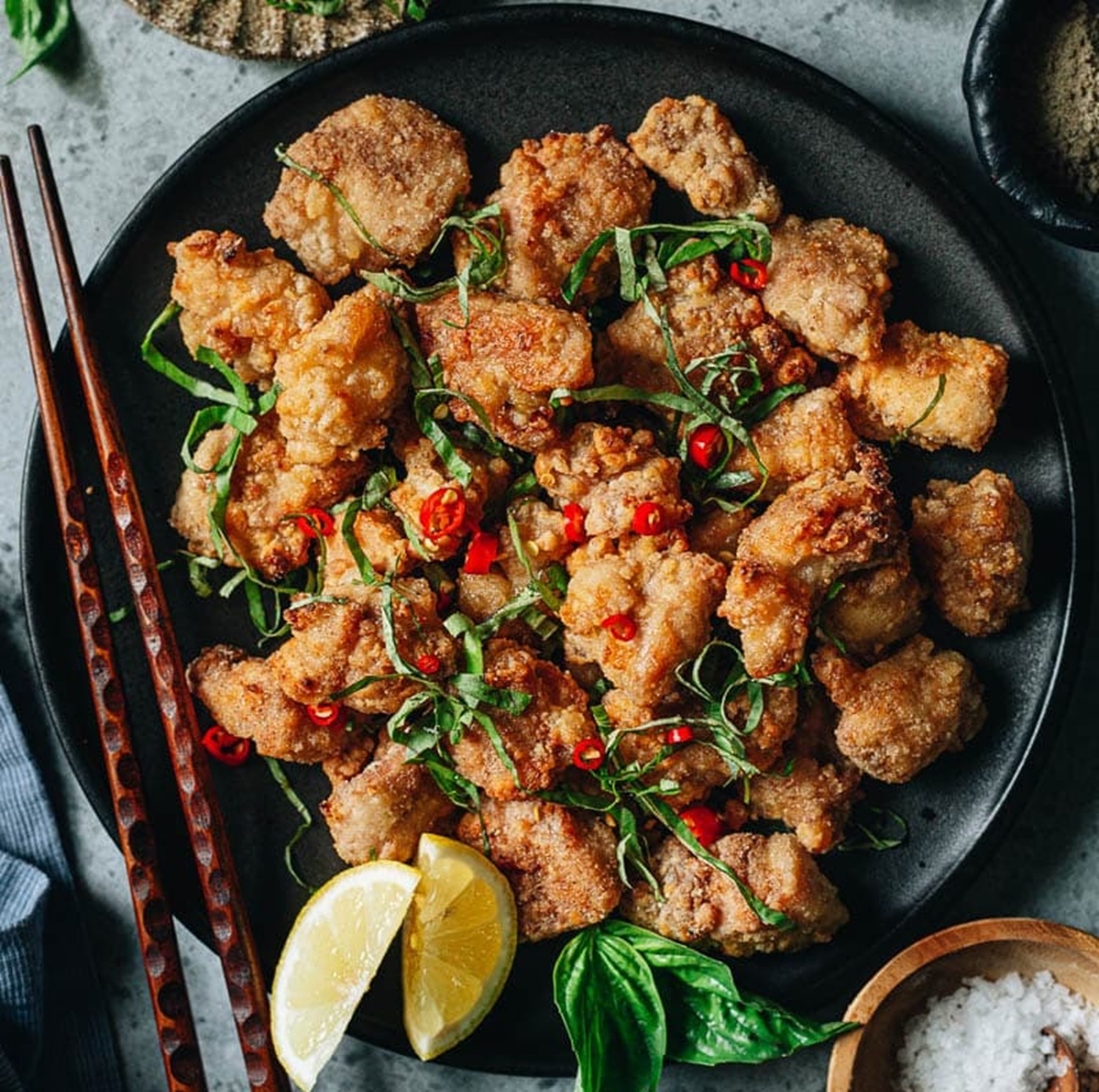 Wok Salty Pepper POPCORN Chicken * NEW ITEM * MUST TRY *.