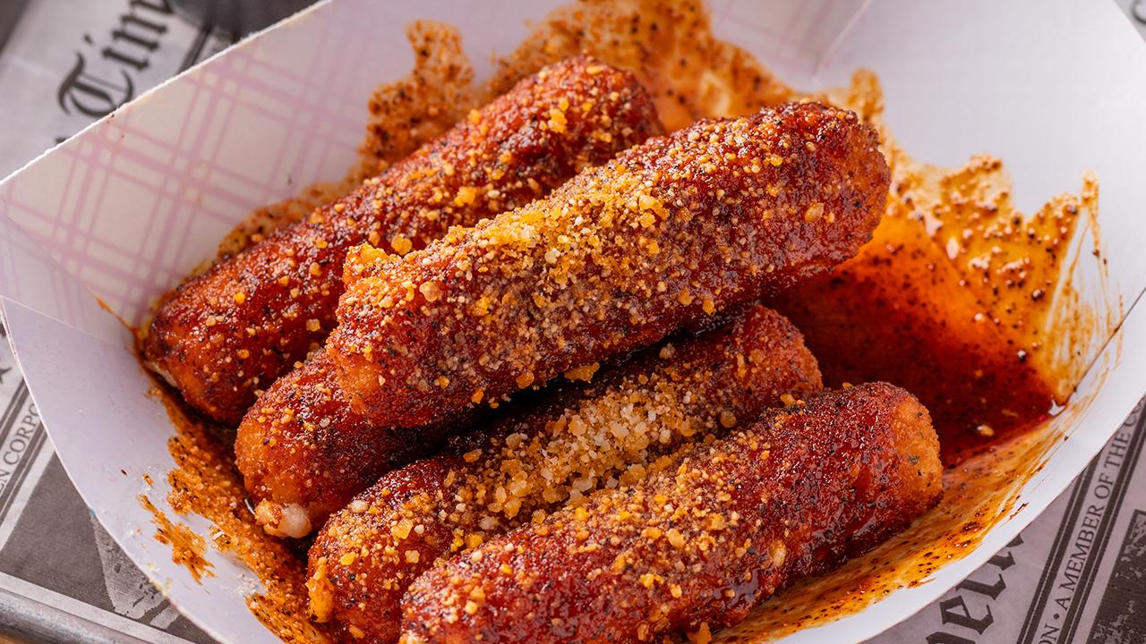 Nashville Hot Mozzy Sticks.