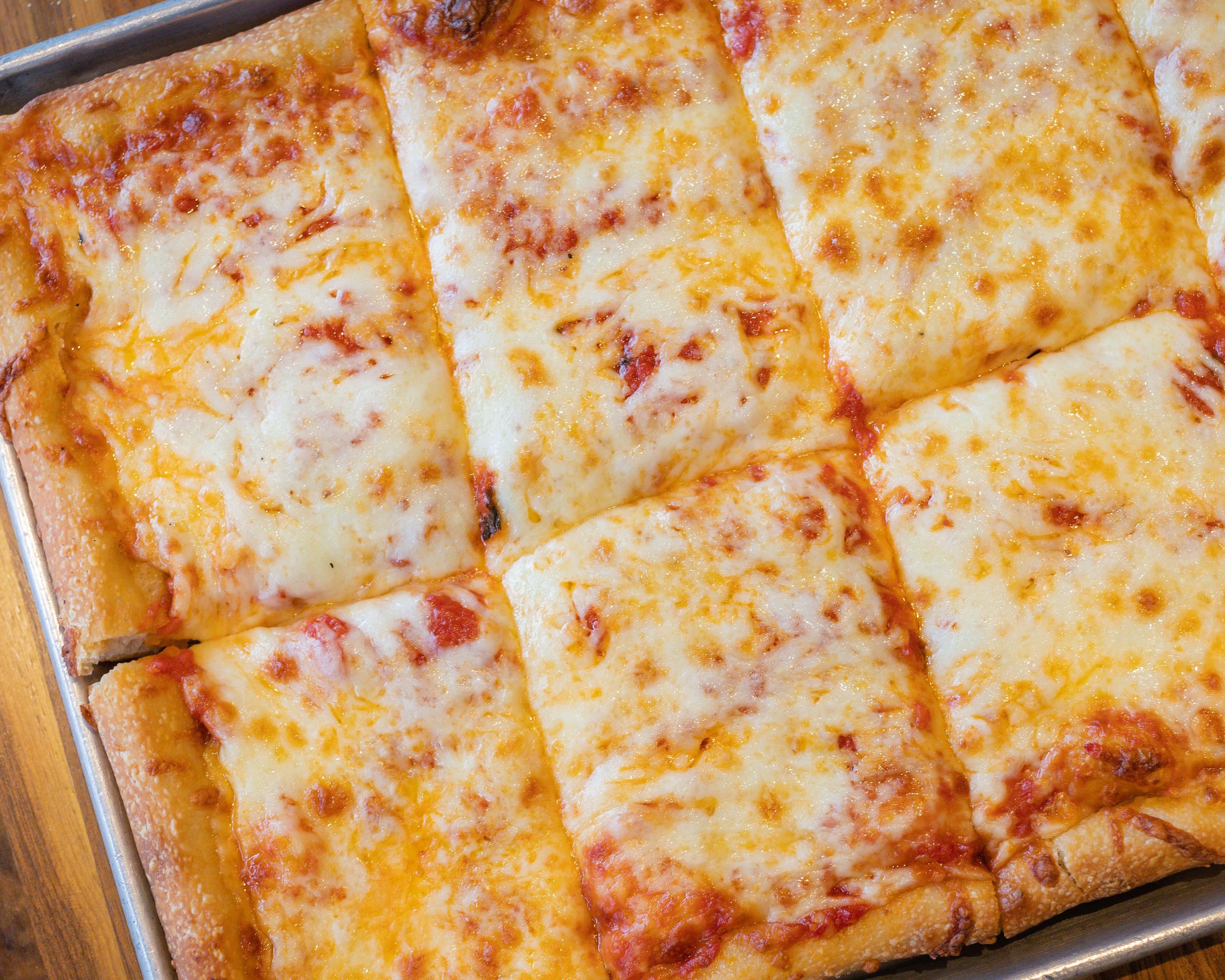 Square Sicilian Cheese Pie (12" X 18").