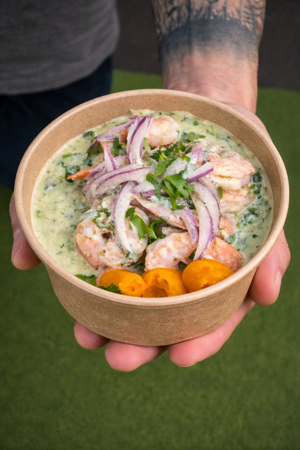 Ceviche de Camarones.