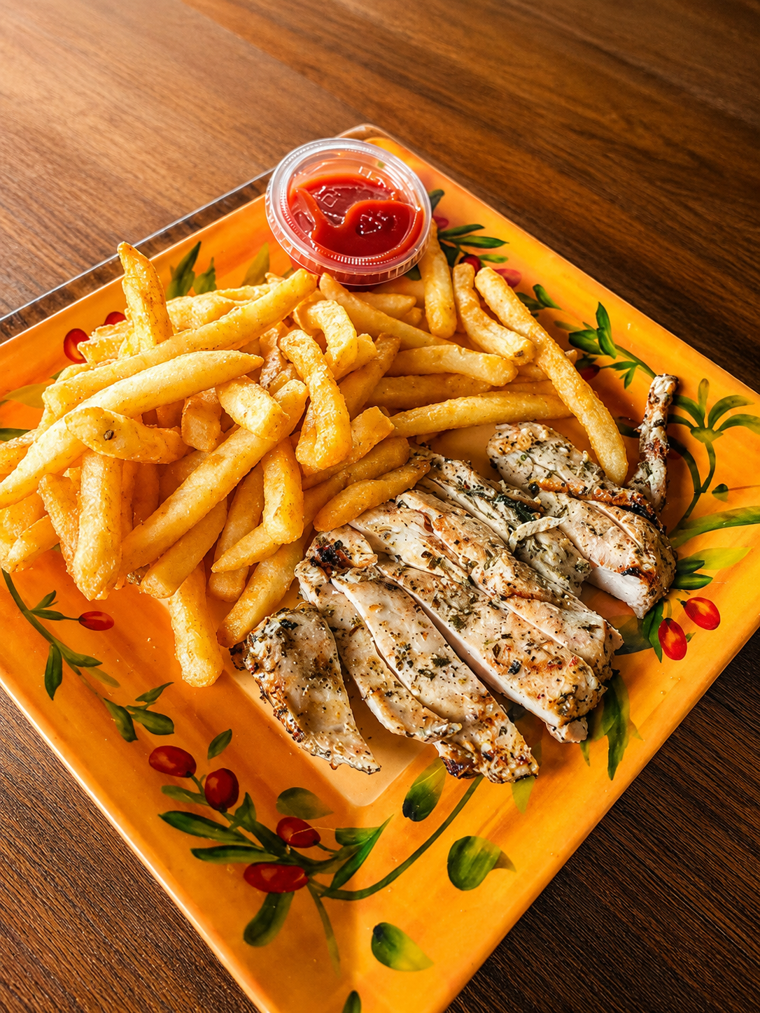 Kids Chicken Breast & Fries.