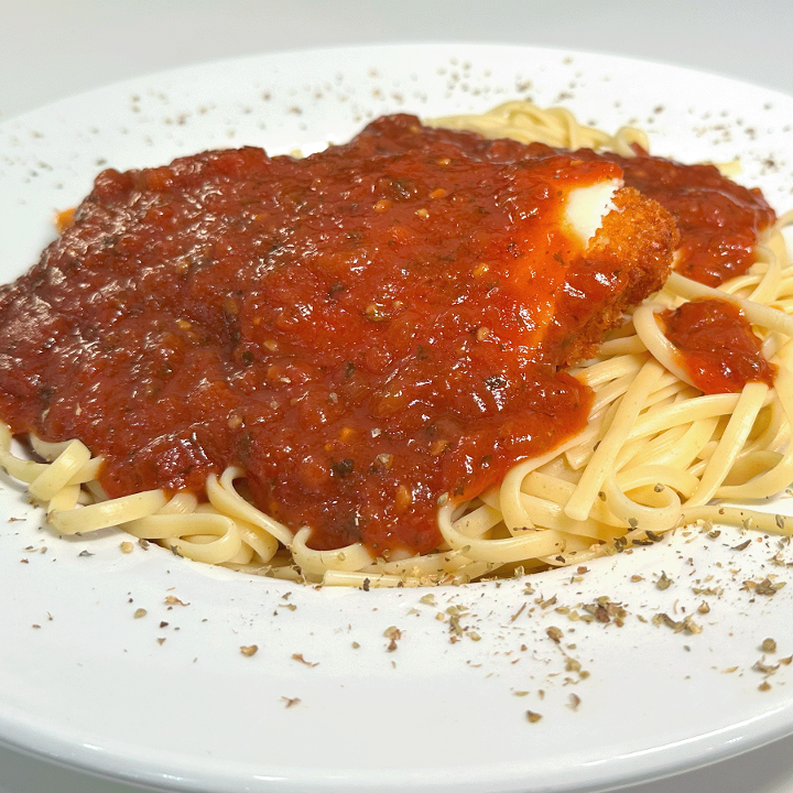 CHICKEN PARM PASTA.