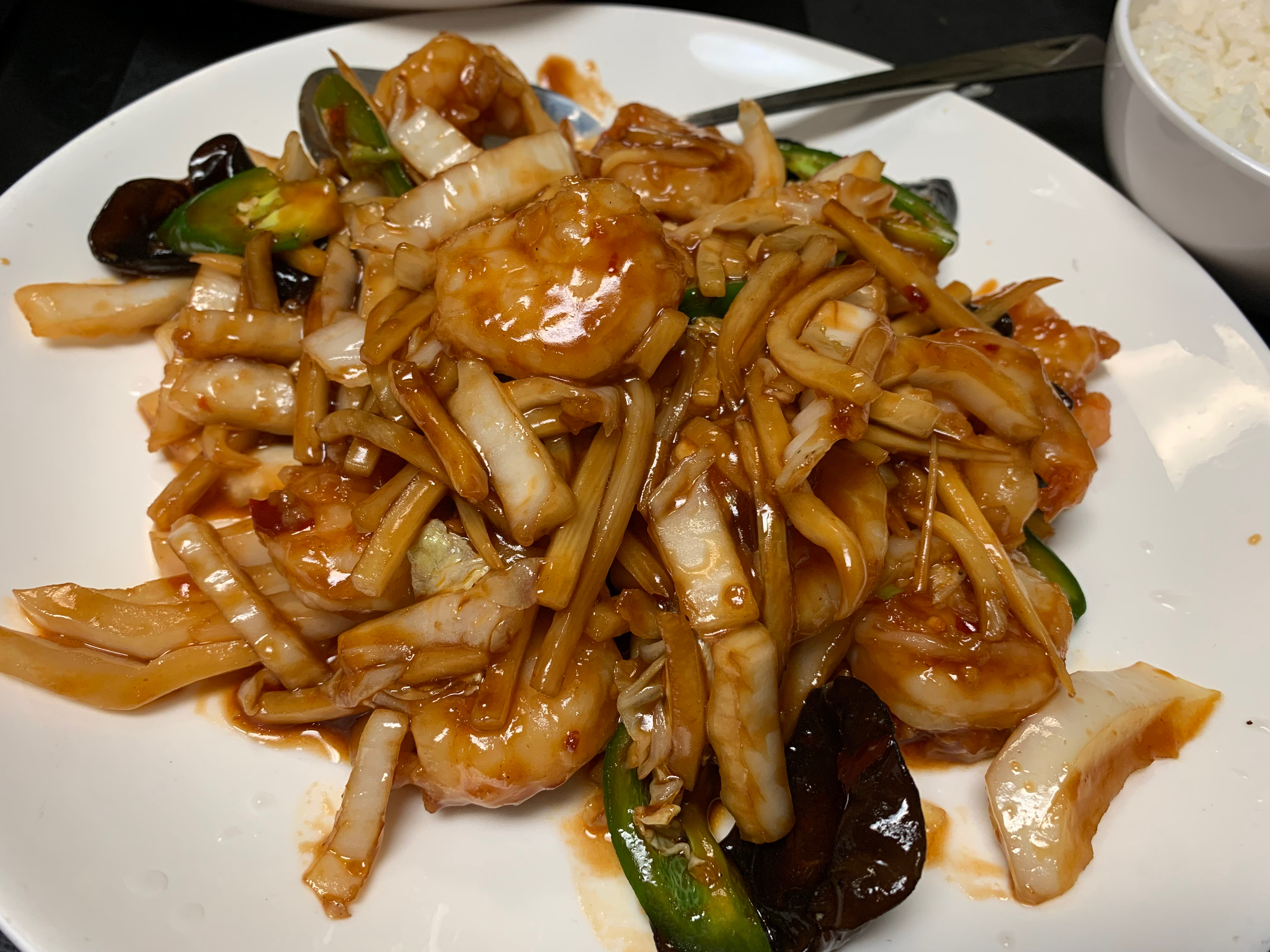 51 鱼香虾Shrimp With Garlic Sauce🌶️.