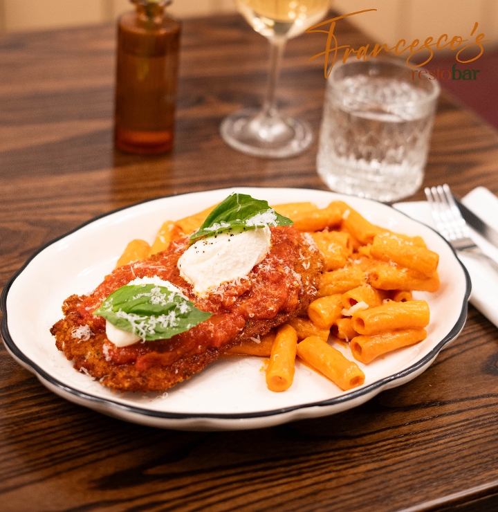 Chicken Parmigiana.