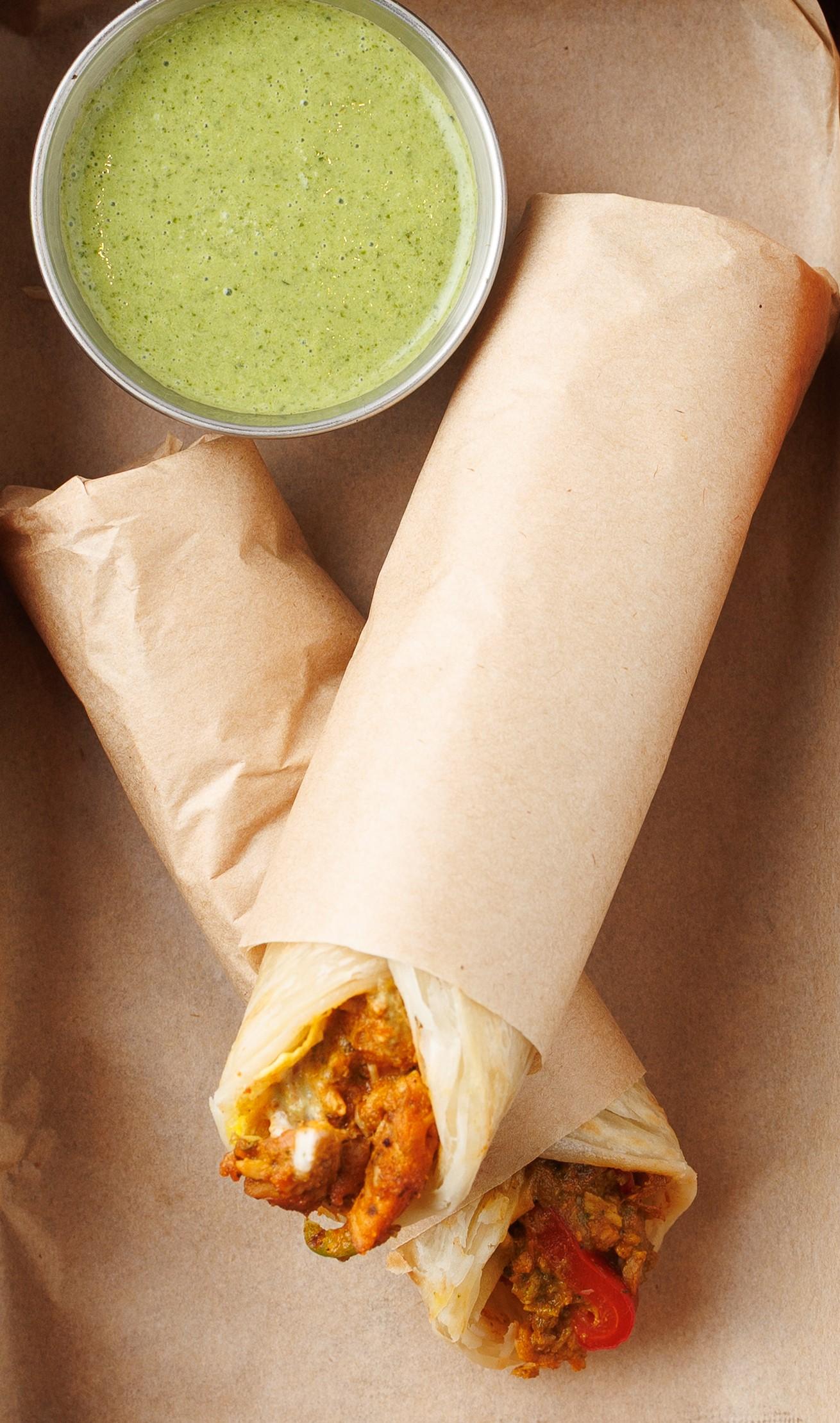 Chicken Kati Roll.