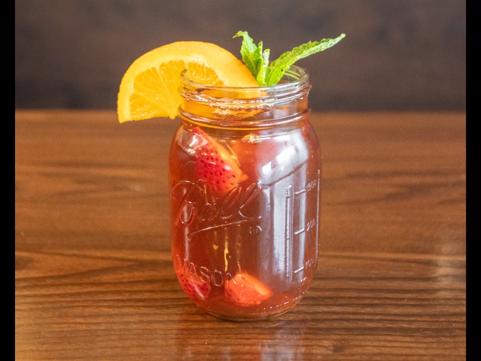 PASSION FRUIT UNSWEETENED ICED TEA.