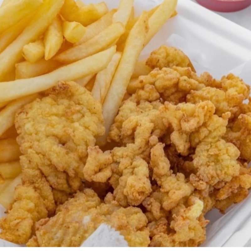 Small Fried Conch Dinner.