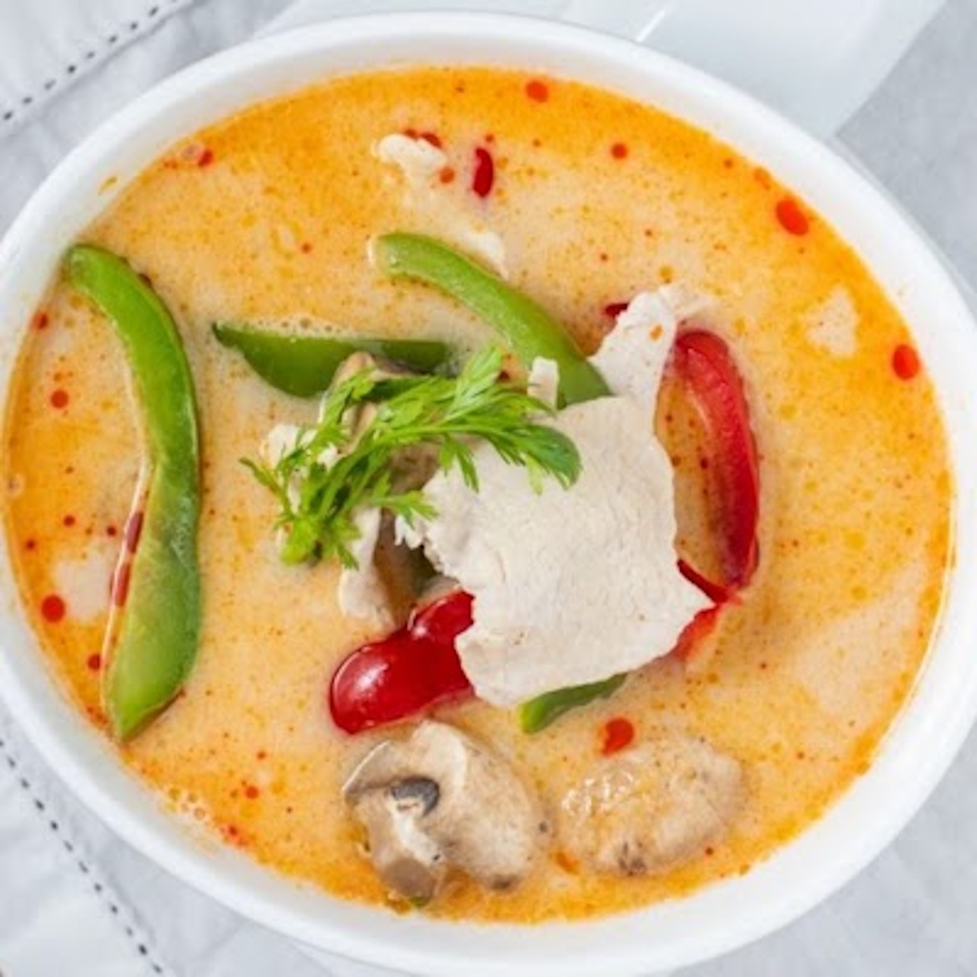 Chicken or Vegetable Coconut Soup