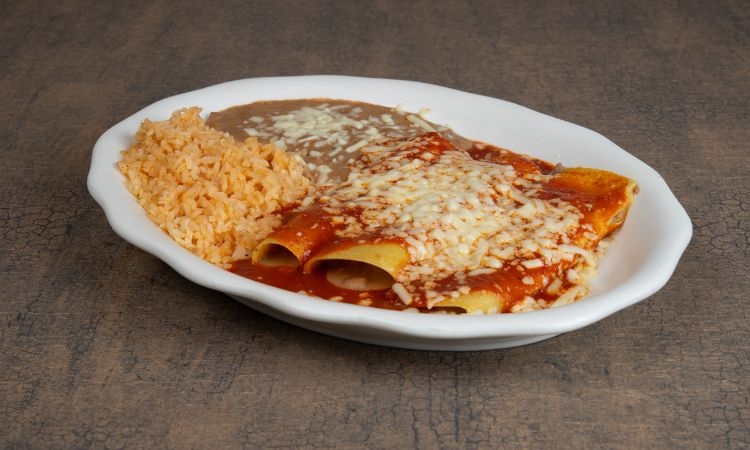 Enchiladas trio.