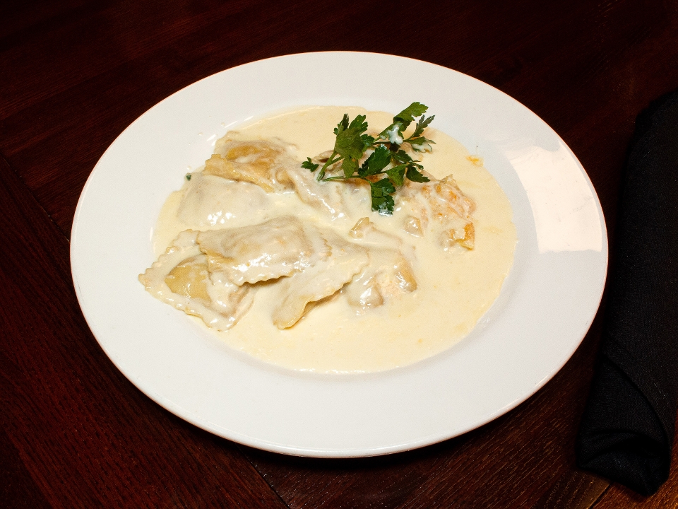 Gluten Free Squash Ravioli.