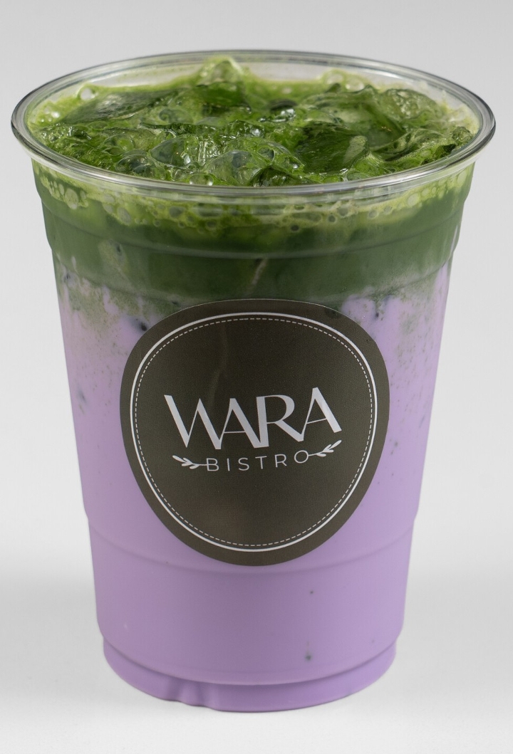 Ube Matcha Latte.