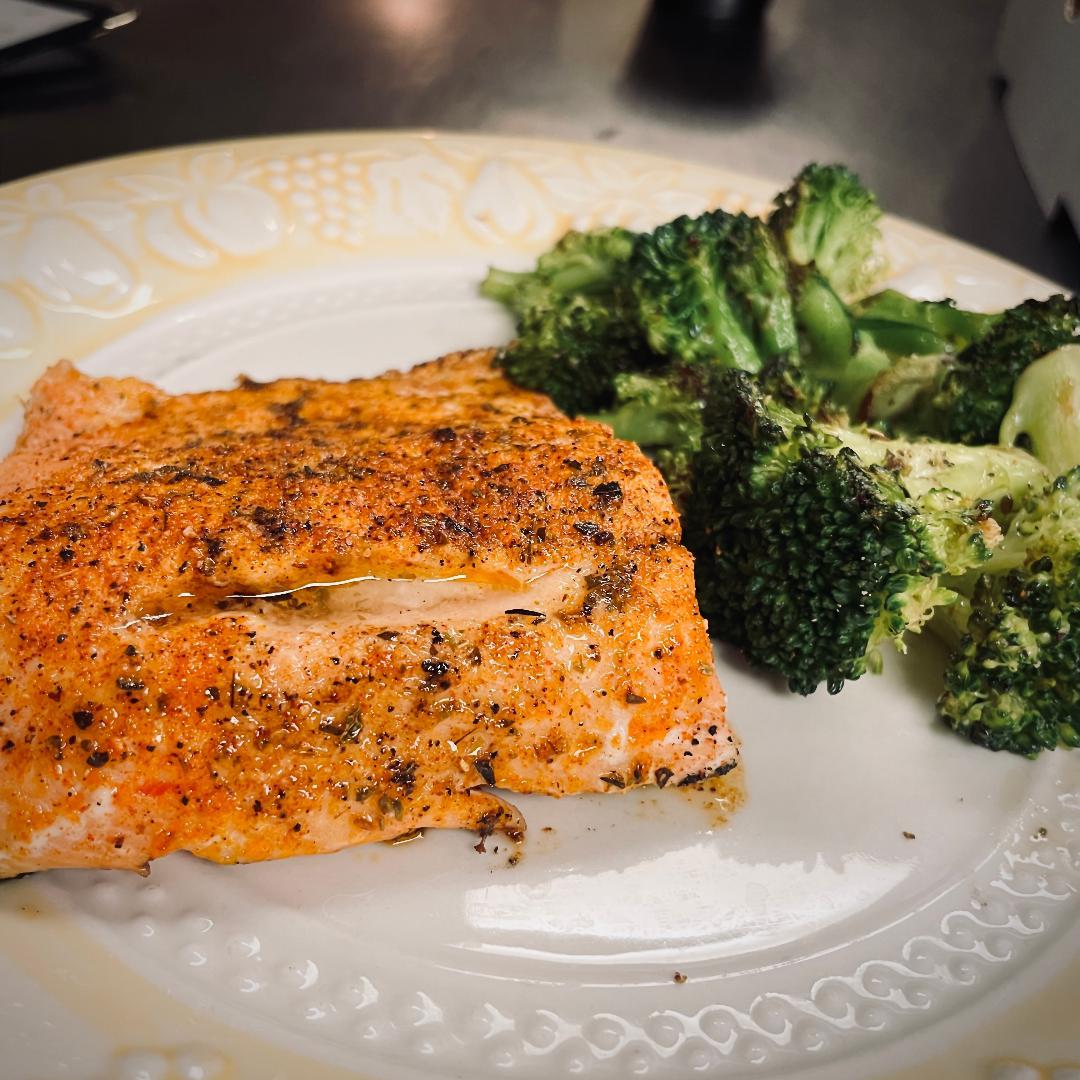 Kid's Grilled Salmon.