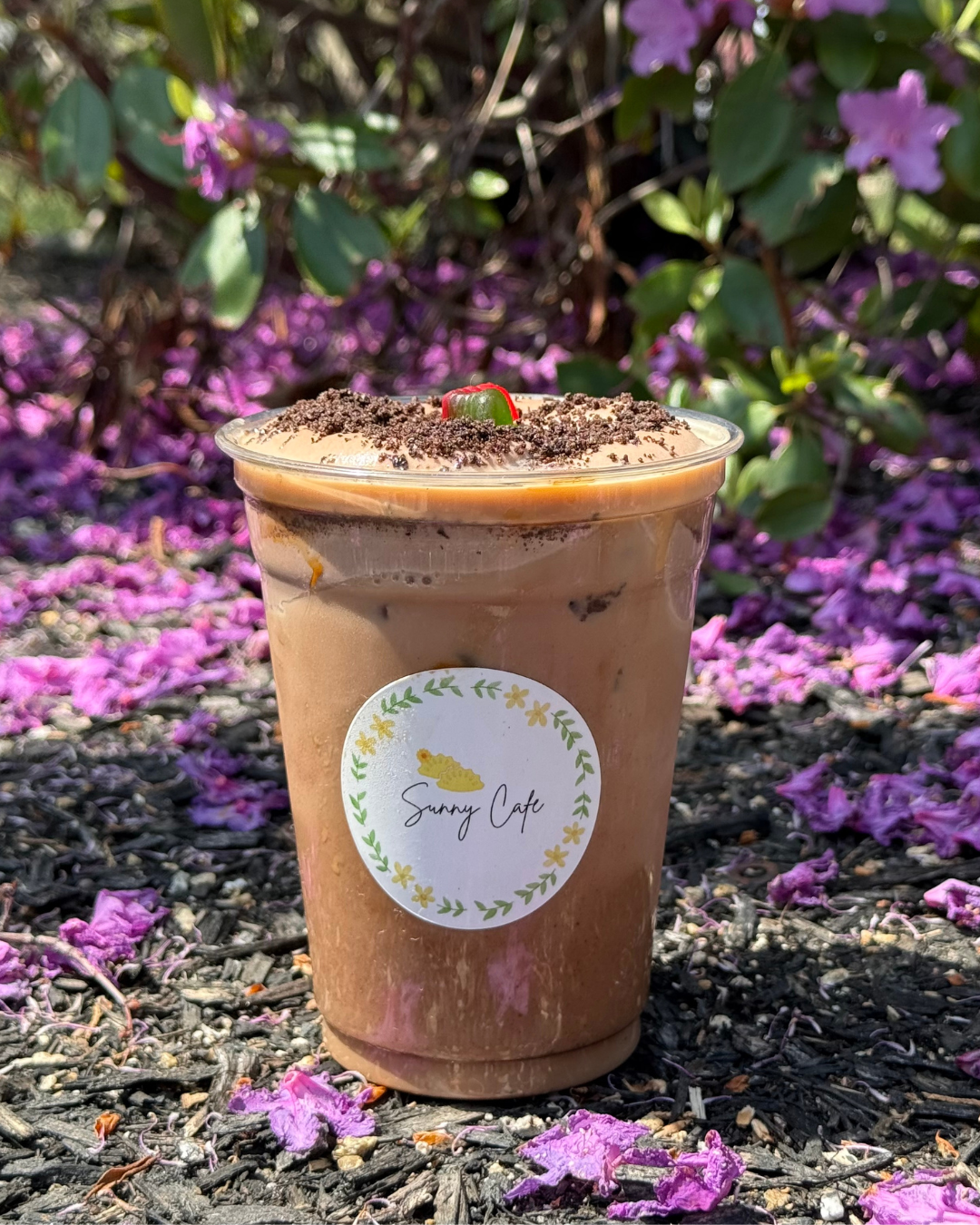 Dirt Cup Latte.