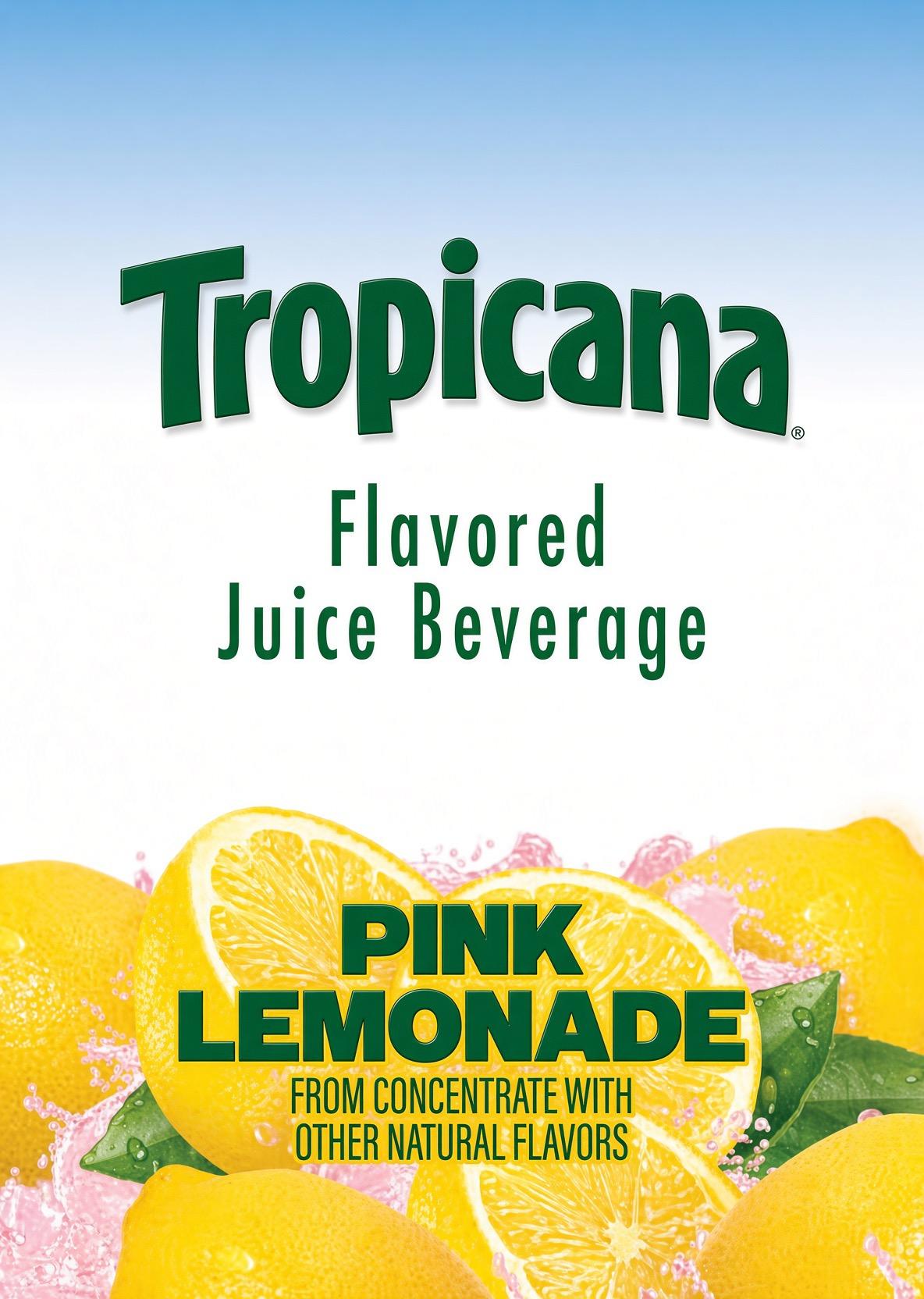 Tropicana Pink Lemonade.