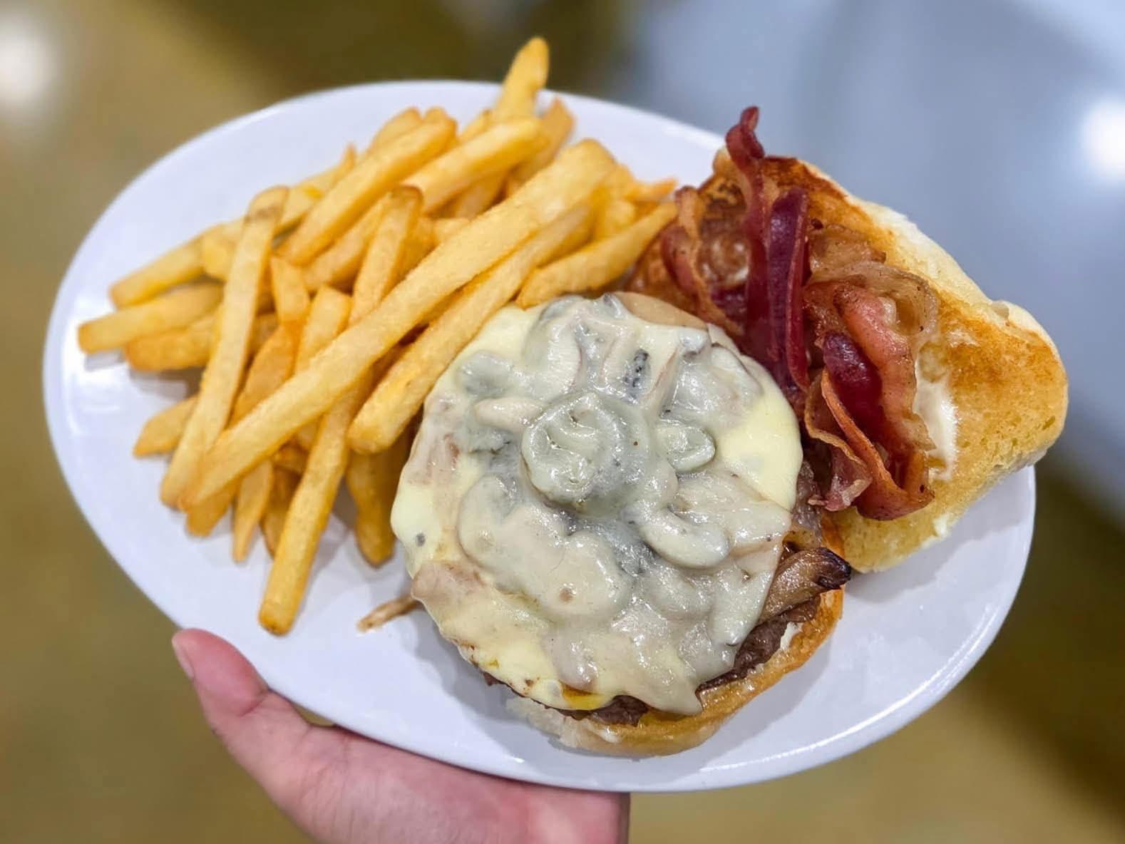 Cajun Two-Step Burger.