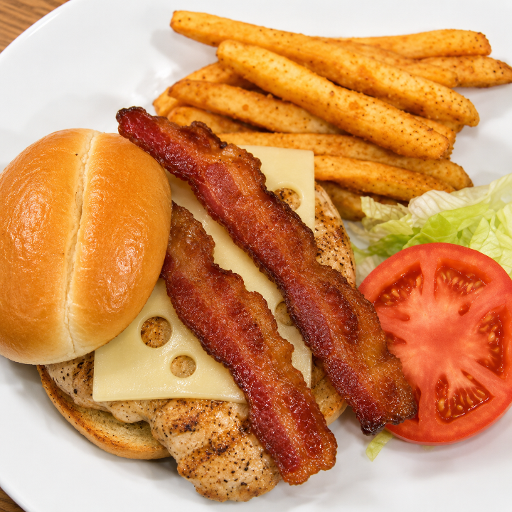 Grilled Chicken Bacon and Swiss.