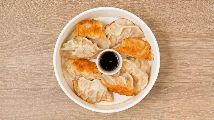 House Shrimp Pork Mushrooms 三鲜饺子.