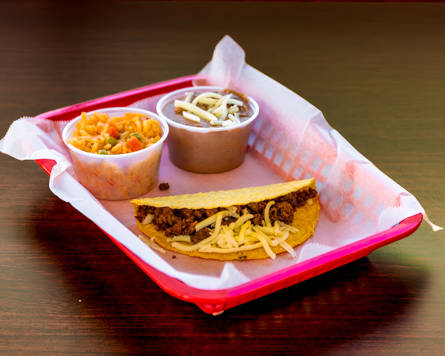 Crispy Taco Plate.