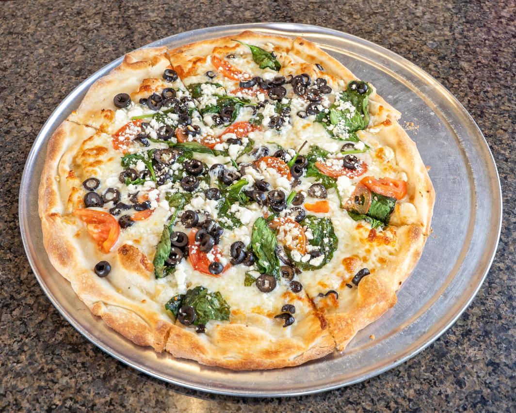 14" Mediterranean Pizza.