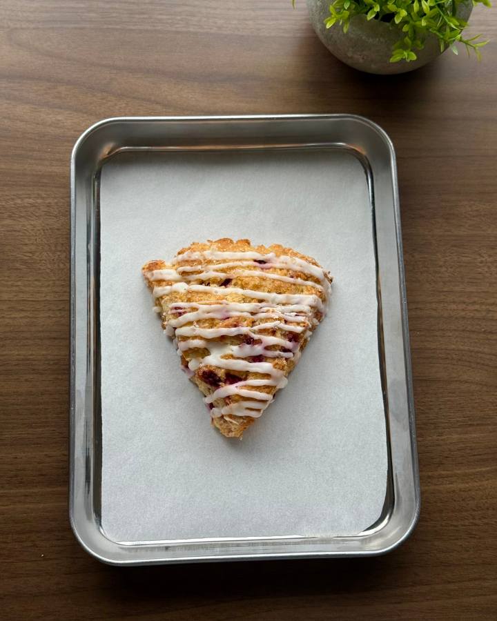 Raspberry Lemon Scone.