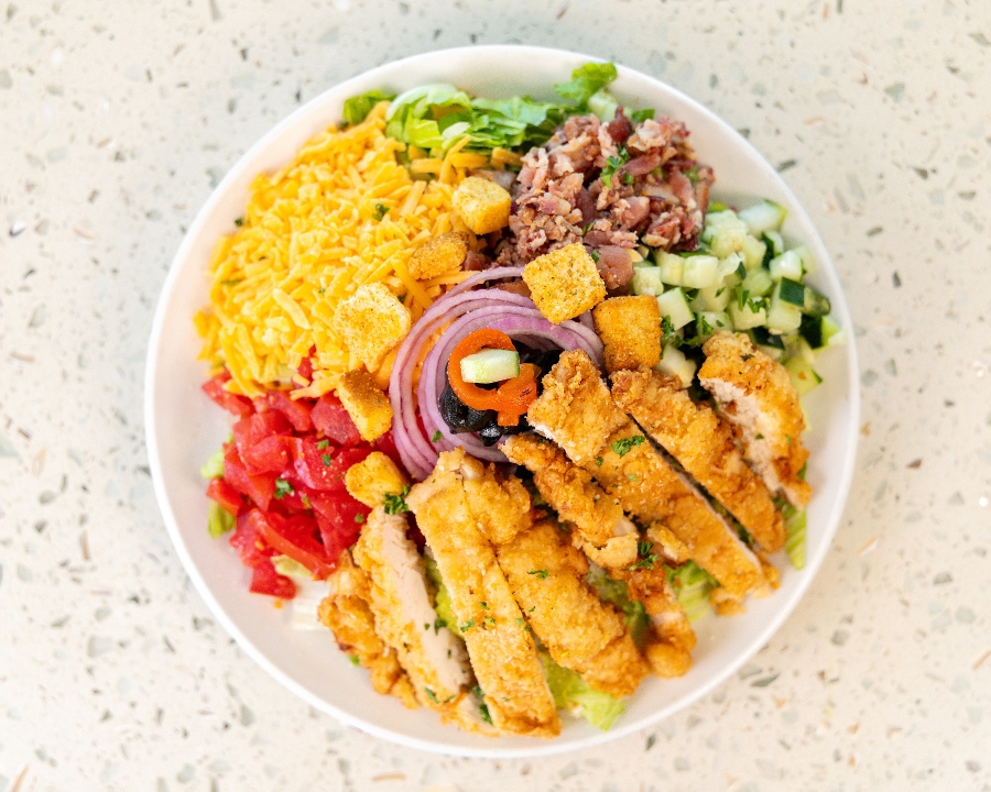 "How You Doing!" Crispy Chicken Salad.