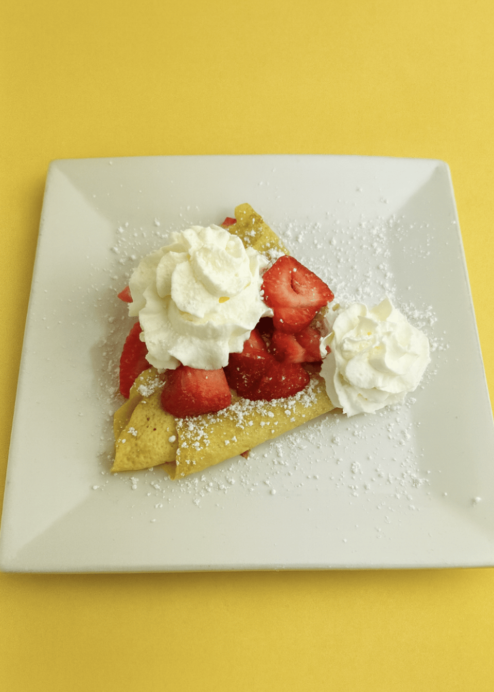 Single Fruit Crepe.