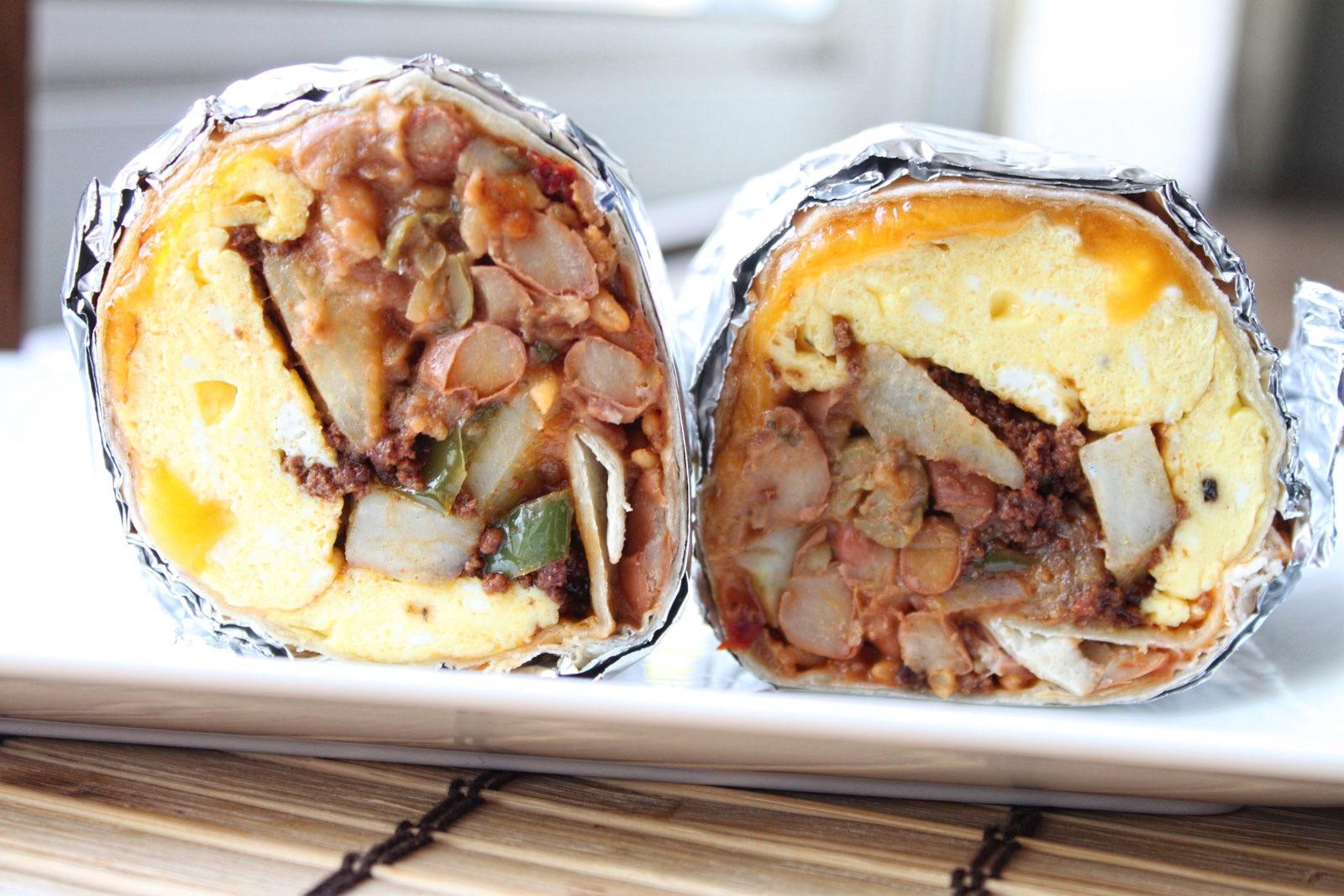 Egg Potato Beans.