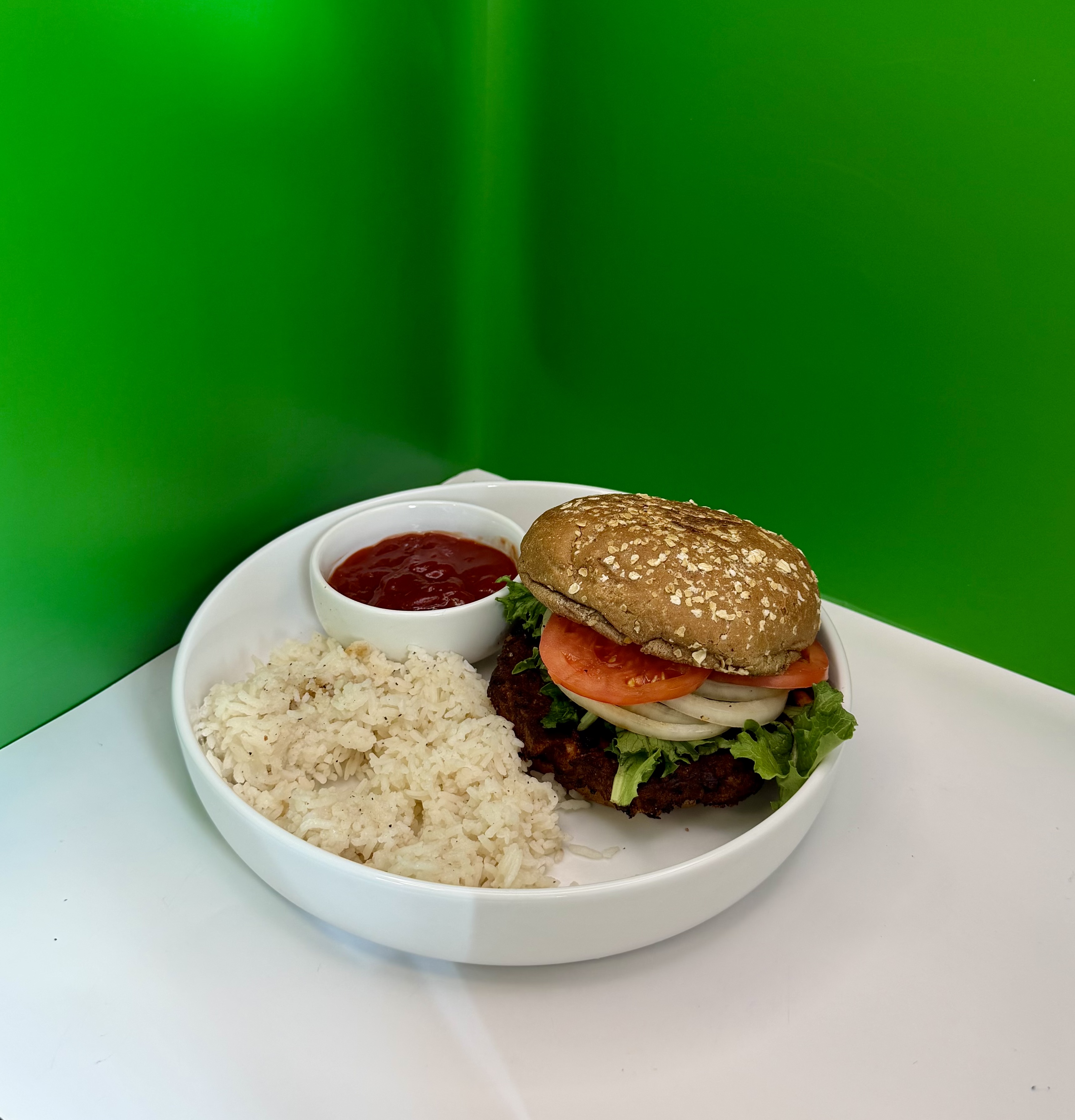 Plant Based Burger.