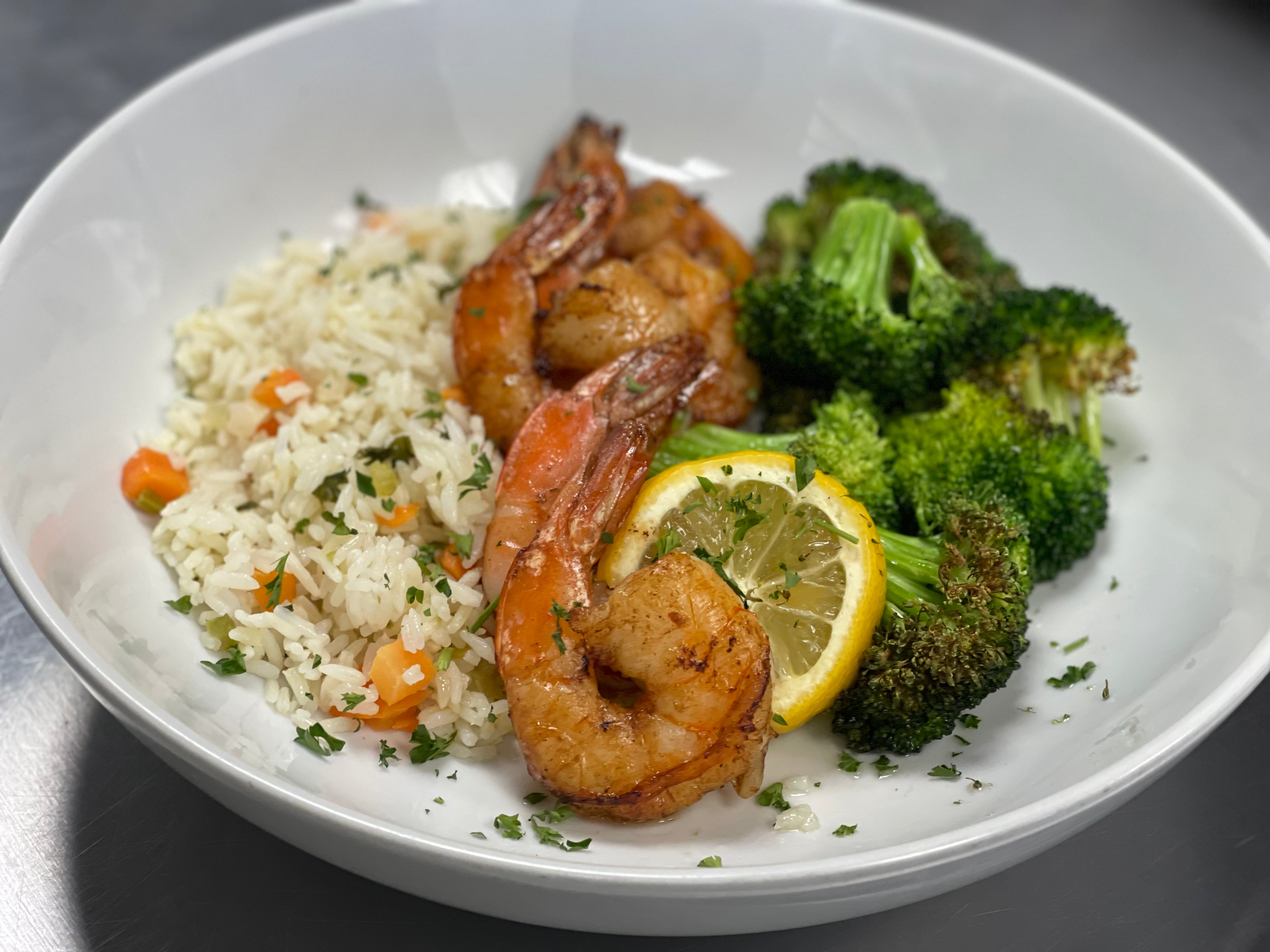 Scampi Style Shrimp (GF).