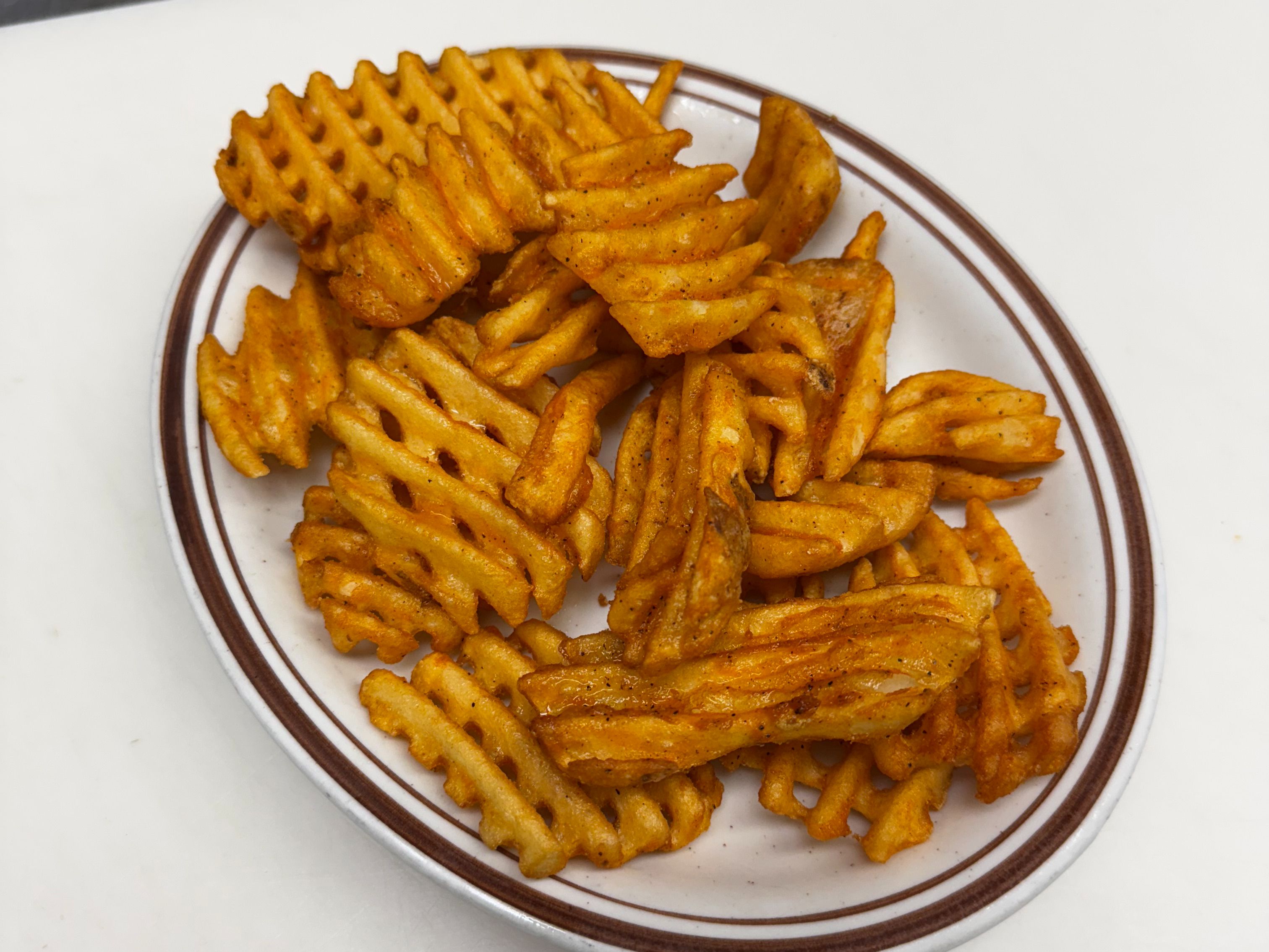 Seasoned Waffle Fries.
