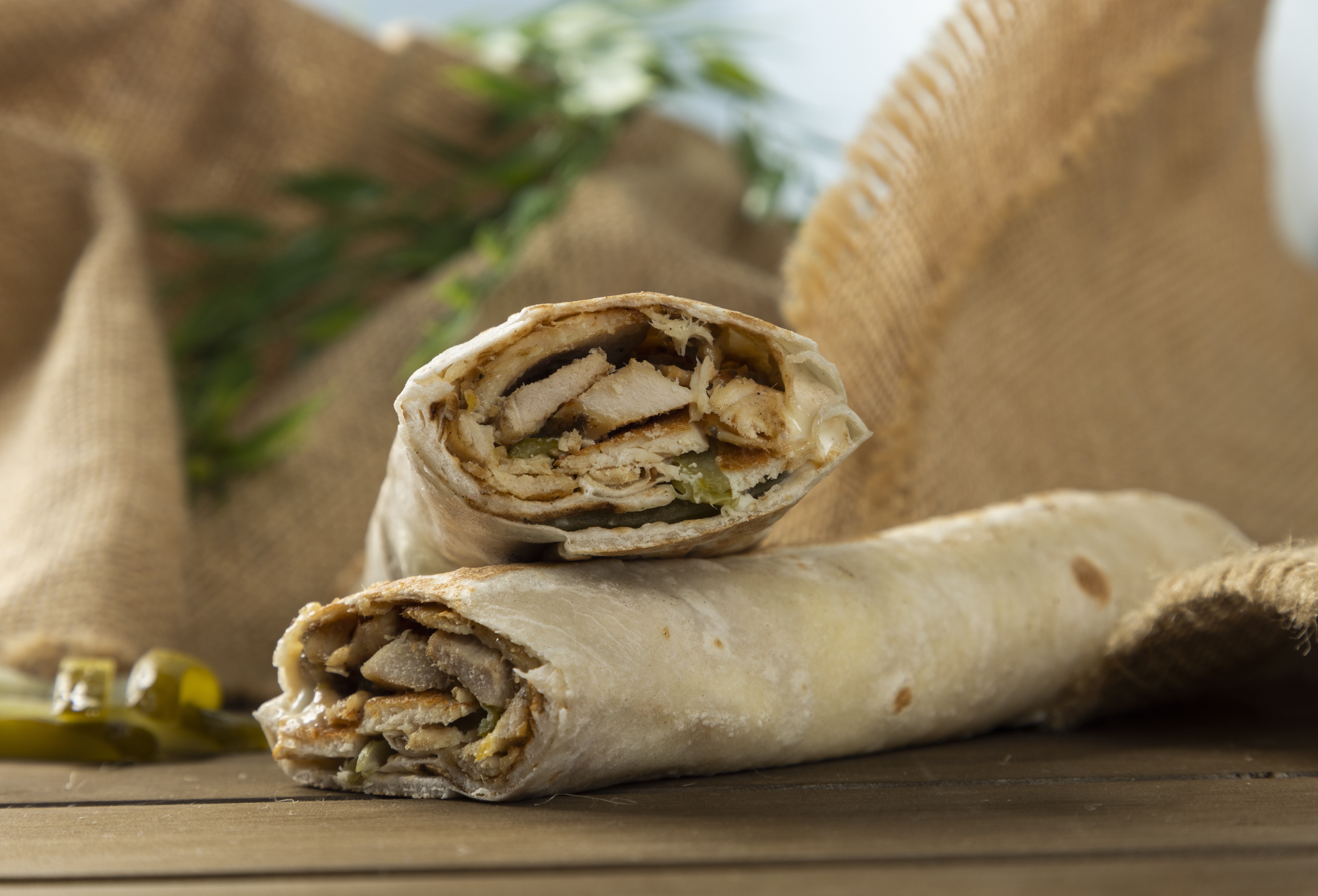 Chicken Shawarma Wrap.
