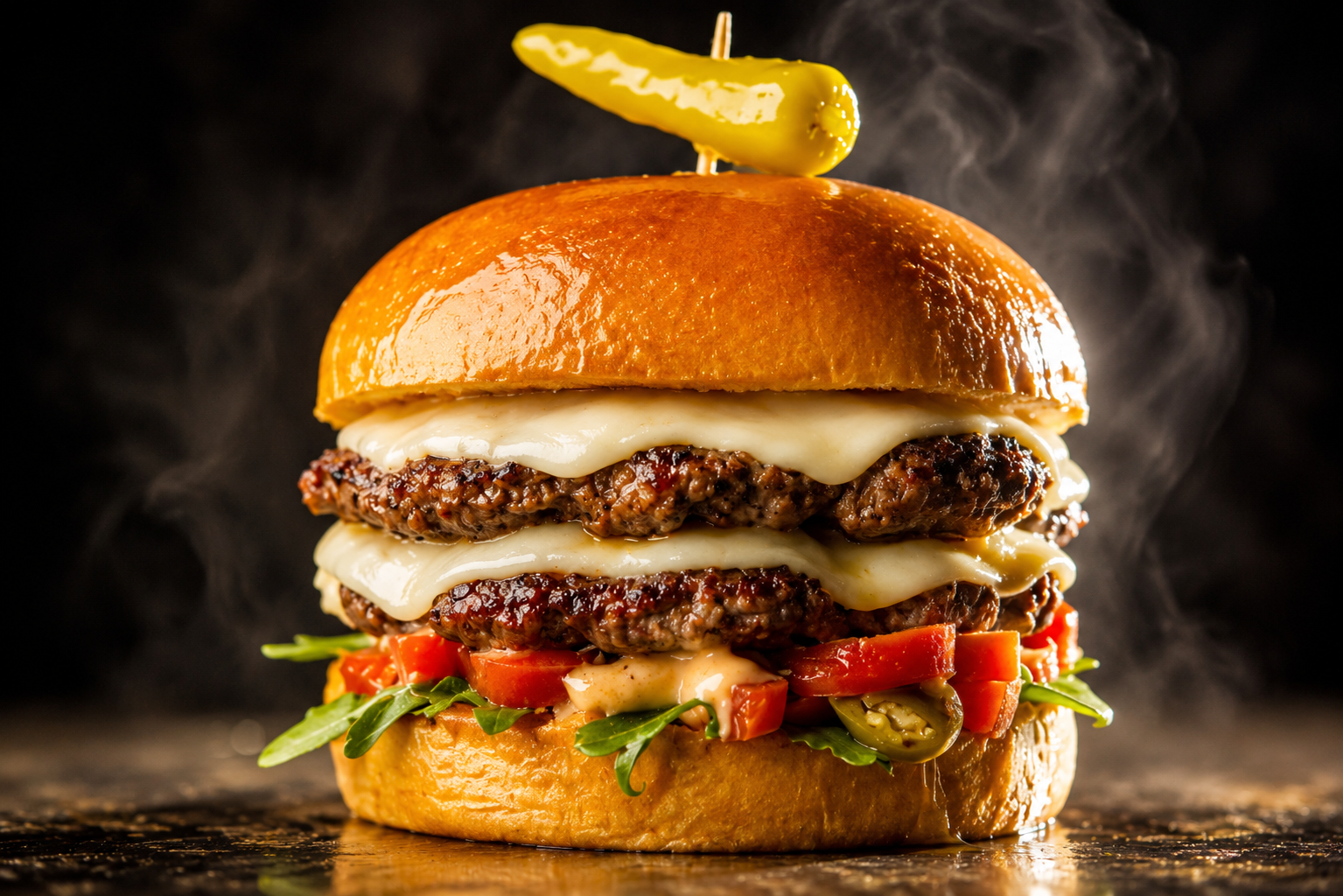 Chicago Style Burger.
