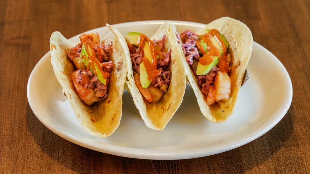 Tacos de Camaron.