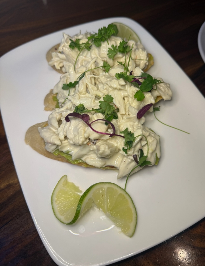 Avocado and Crab.