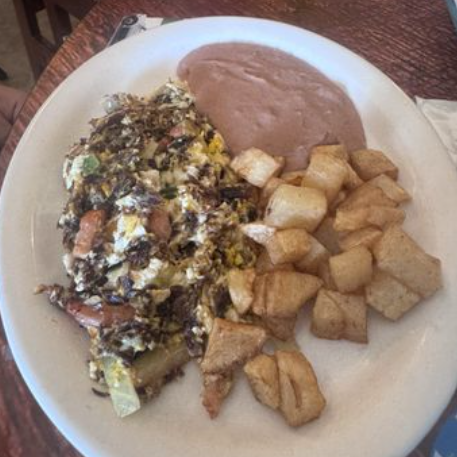 Machacado & Eggs Plate.