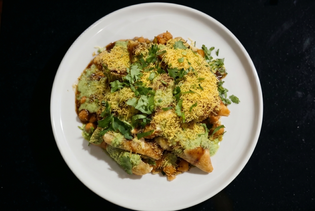 Samosa Chaat.