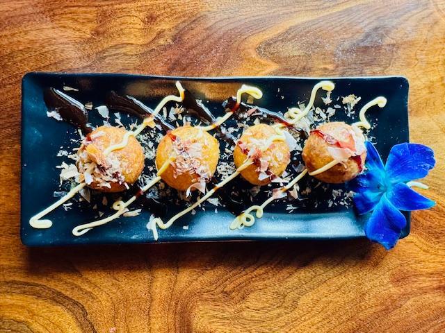 Takoyaki.