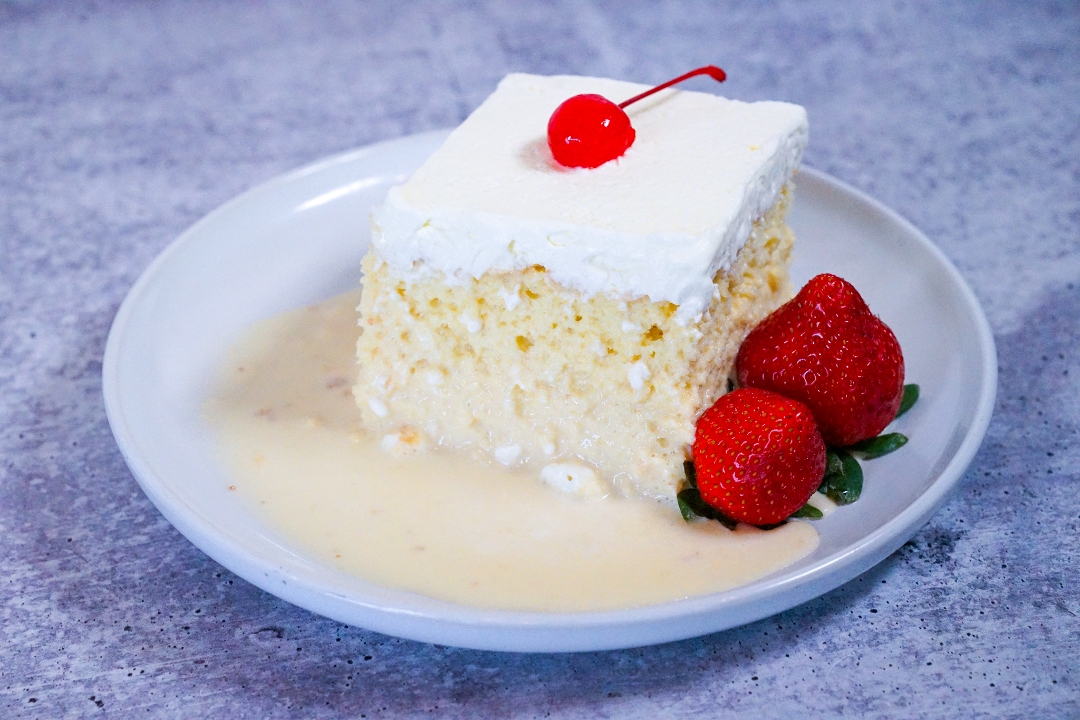Tres Leches Slice.