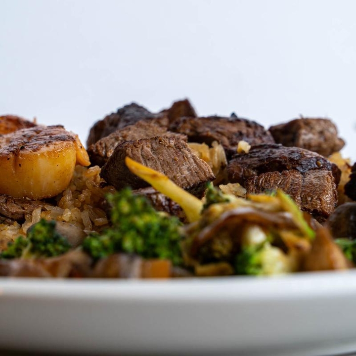 EXPRESS HIBACHI  FILET & SCALLOPS.