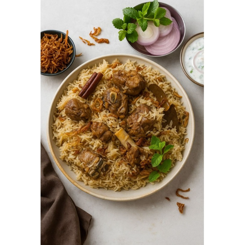 Goat Biryani.