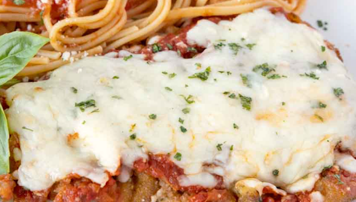 Veal Parmigiana.