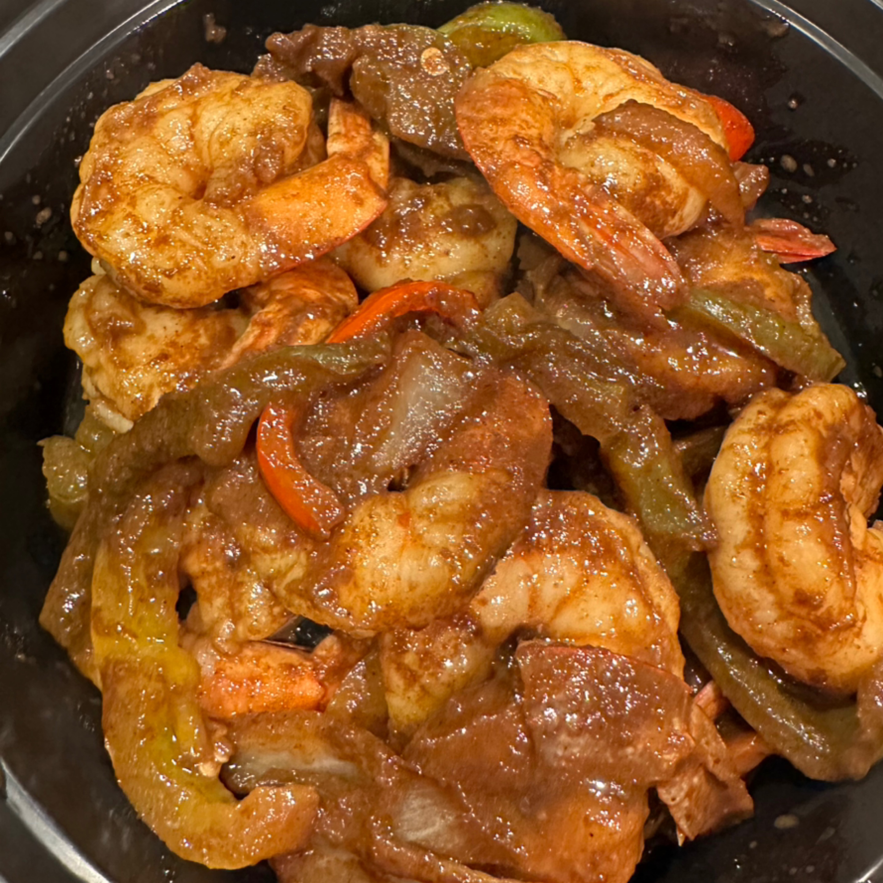 Jerk Shrimp Only.