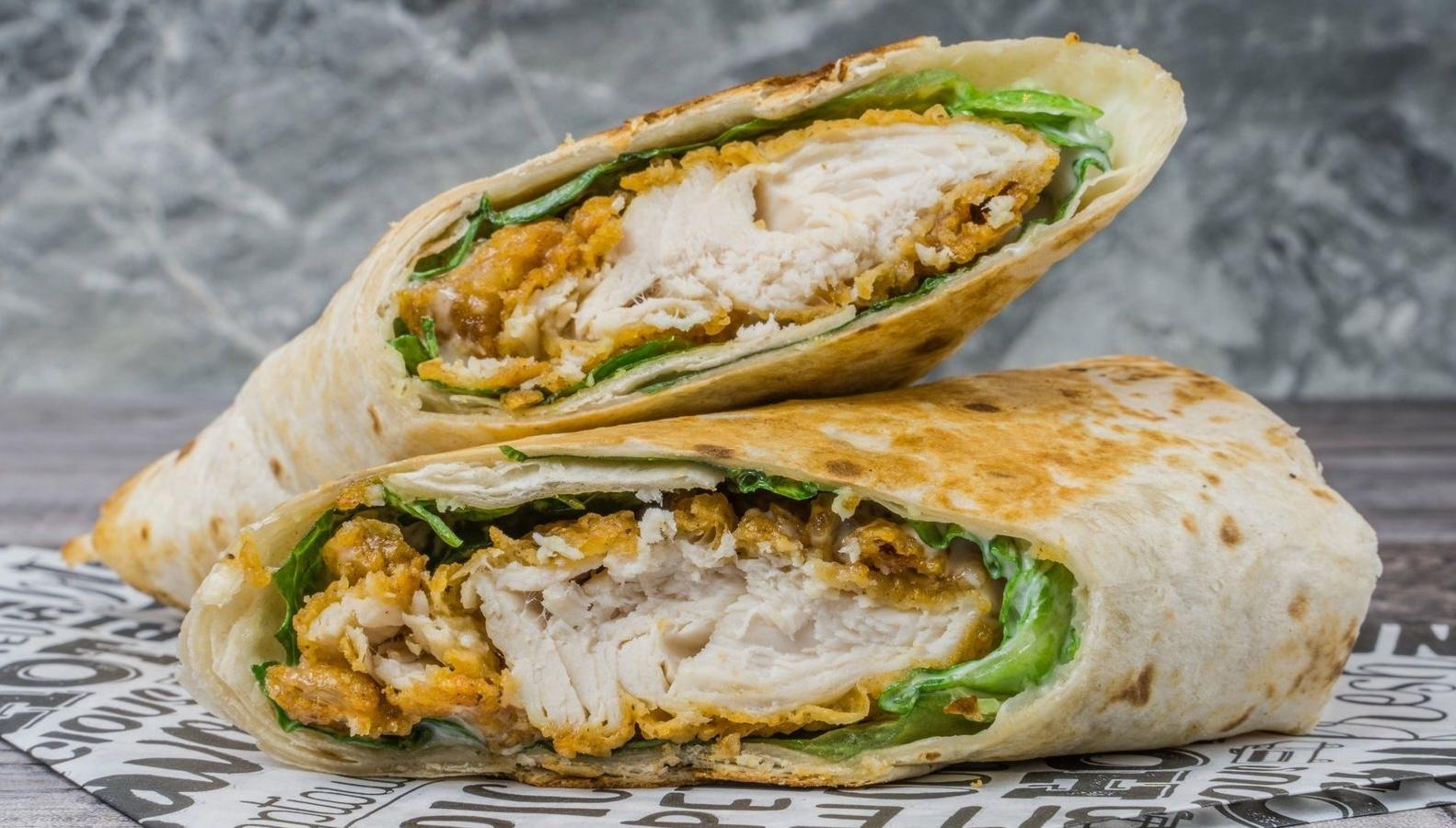 Chicken Tender Wrap.