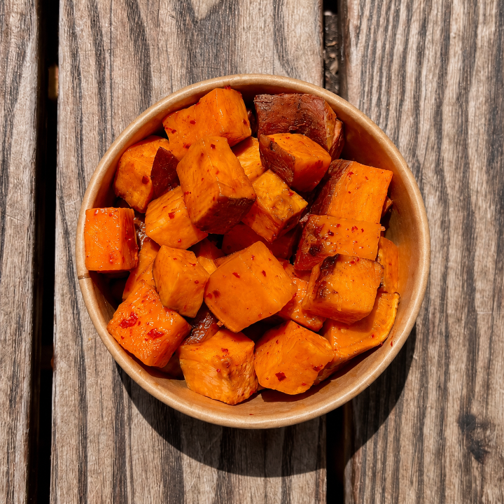 Gochugaru Sweet Potatoes.